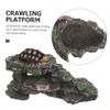 BESPORTBLE Resin Turtle Basking Platform and Aquarium Decor view 4