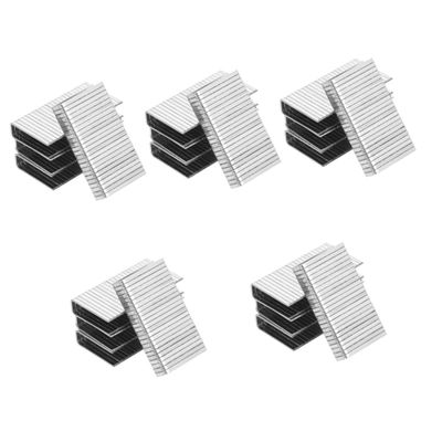 DOITOOL 5 Sets of Blind Repair Clips, Curtain and Shutter Accessories, Silver Iron, 400 Pieces