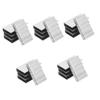 DOITOOL 5 Sets of Blind Repair Clips, Curtain and Shutter Accessories, Silver Iron, 400 Pieces view 1