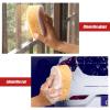 Double-Sided Scrub Sponge, Honeycomb Exfoliating Cloth, Large Kitchen Sponge Block view 3