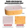 Double-Sided Scrub Sponge, Honeycomb Exfoliating Cloth, Large Kitchen Sponge Block view 4