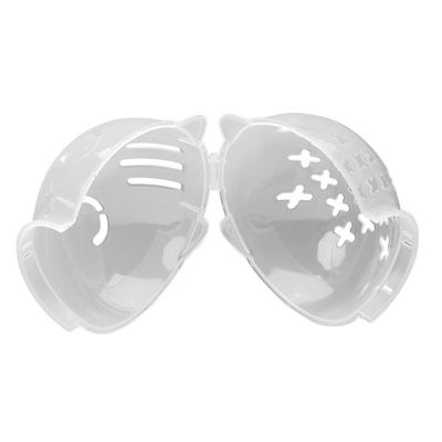 Breathable Cat Muzzle - Transparent Design