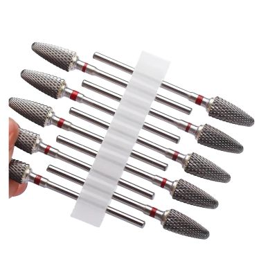 LZZYFPX 10-Piece Carbide Manicure Drill Bit Set (A11D-10PC)