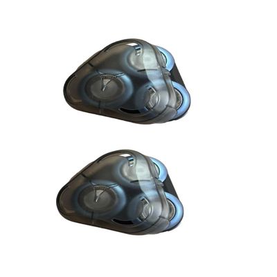 SH60 Replacement Heads Compatible with Philips Norelco Series 6000 (S6xxx) and Series 5000 Wet & Dry Shavers S6540/S6840, 2-Pack