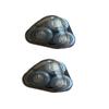 SH60 Replacement Heads Compatible with Philips Norelco Series 6000 (S6xxx) and Series 5000 Wet & Dry Shavers S6540/S6840, 2-Pack view 1