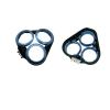 SH60 Replacement Heads Compatible with Philips Norelco Series 6000 (S6xxx) and Series 5000 Wet & Dry Shavers S6540/S6840, 2-Pack view 3
