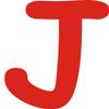 Kleckerliese 50 cm Letter Sticker J, Red, Satin-Finish, Self-Adhesive view 1
