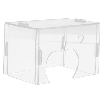 Kisangel Transparent Acrylic Hideout with Removable Design for Small Animals