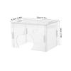 Kisangel Transparent Acrylic Hideout with Removable Design for Small Animals view 2