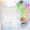 Kisangel Transparent Acrylic Hideout with Removable Design for Small Animals view 4