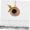 BCOATH Natural Coconut Shell Bird Nest view 4