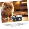BUGUUYO Stainless Steel Cat Bowl, Reusable Round Pet Food Bowl view 4
