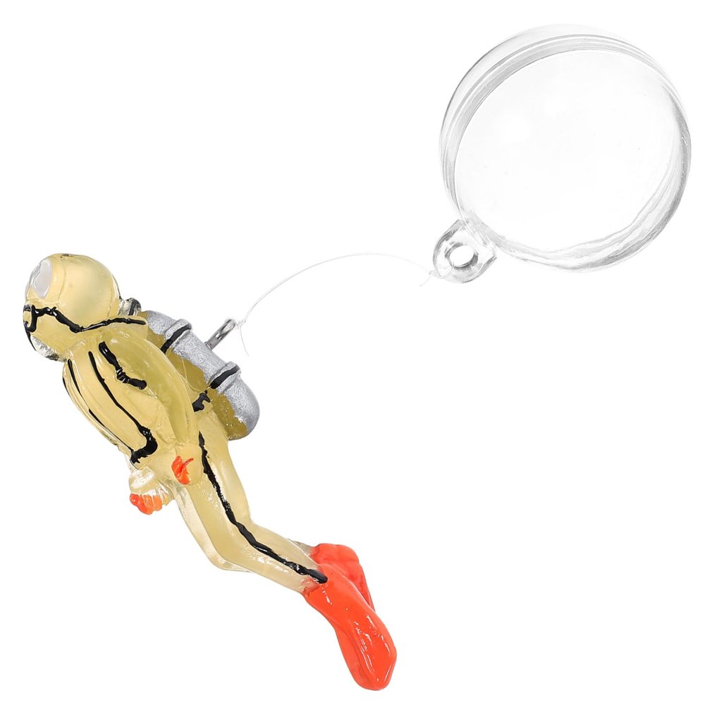 ERINGOGO Resin Diver Fish Tank Decoration
