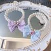 Adjustable Cat Collar with Pearl Bow view 3
