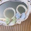Adjustable Cat Collar with Pearl Bow view 4