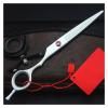 CWCQGH 6-Inch Hair Cutting Scissors, Rotating Barber Scissors, Thinning Shears, Flat Shears, Haircutting Set, White view 4