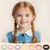 Girls' Hair Ties, Mini Seamless Elastic Ponytail Holders, Multicolor view 3