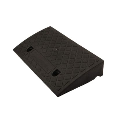 LYDBMYT Portable Plastic Curb Ramp for Cars, Textured Threshold Ramp for 68 cm Steps (B)