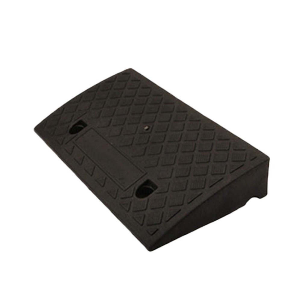 LYDBMYT Portable Plastic Curb Ramp for Cars, Textured Threshold Ramp for 68 cm Steps (B)