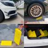 LYDBMYT Portable Plastic Curb Ramp for Cars, Textured Threshold Ramp for 68 cm Steps (B) view 3