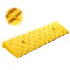 LYDBMYT 1-Pack Plastic Curb Ramp, Heavy-Duty Threshold Ramp, Portable Ramp for Wheelchairs, Doorways, Bathroom Steps, Stairs and Curbs (Yellow) view 1