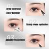 2-in-1 Waterproof Eyeliner and Lower Lash Stamp Kit - Black view 4