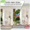 Cat-Proof Fly Screen Door with Zipper and Hook-and-Loop Tape (130x view 3
