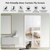 Cat-Proof Fly Screen Door with Zipper and Hook-and-Loop Tape (130x view 4