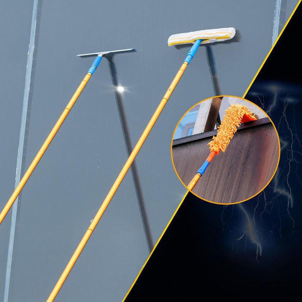 Telescoping Window Cleaning Pole, 1.4–6.5 m