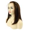Larafona Hair 100% Remy Human Hair Bob Wig, Dark Brown 2#, 12 in, Full Lace, Glueless view 2