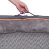 Warenhammer Orthopedic Dog Bed, Luxury Plush Sofa with Removable Cover, Gray (L) 71 x 58 x 16 cm view 3