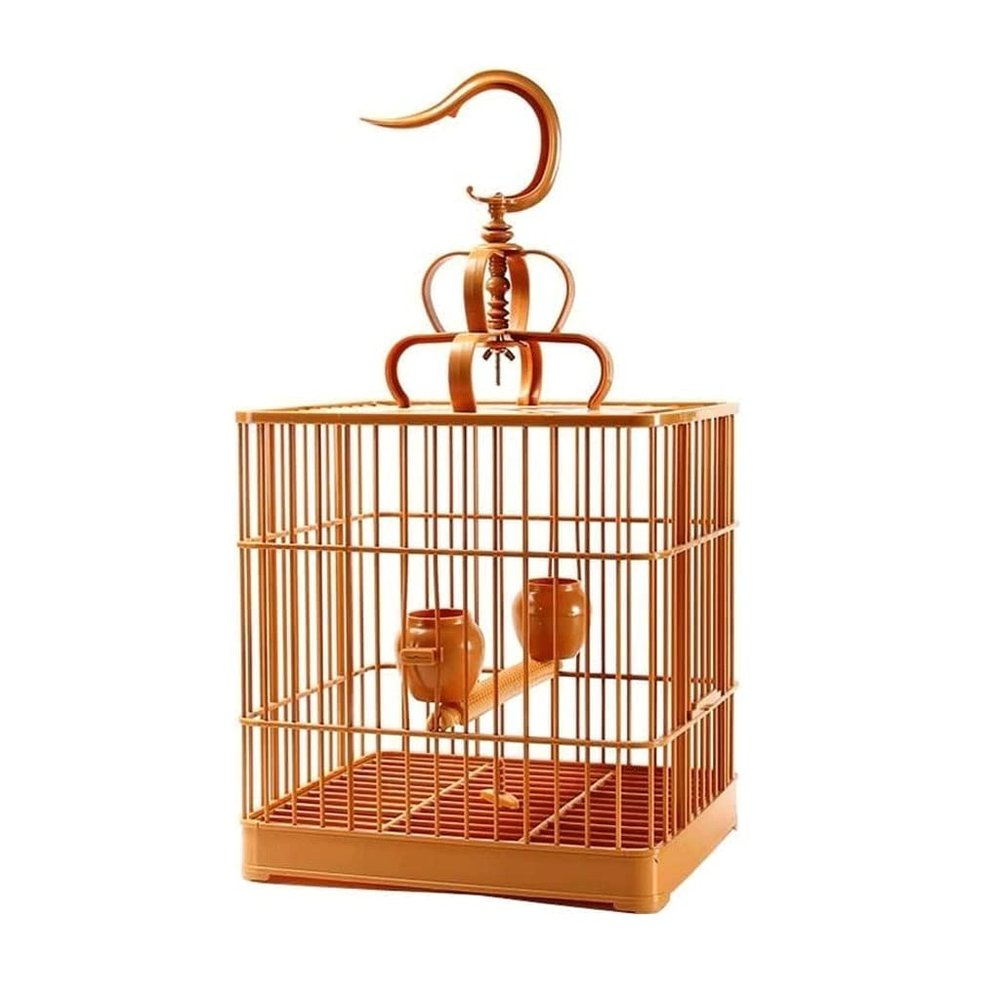 WxuuLTGJR Vintage Bird Cage, Portable Hanging Bird Carrier