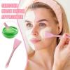 Facial Cream Applicator Brush, Double-Ended Silicone Face Mask Spatula view 2