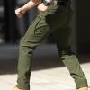 SANSIWU Men's Fashion Cargo Pants, Multiple Pockets, Waterproof, Casual Athletic Slim-Fit Stretch Outdoor Sweatpants, Army Green, 3XL view 4
