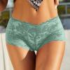 PINTUTU Sexy Open-Crotch Lace Thong for Women view 2