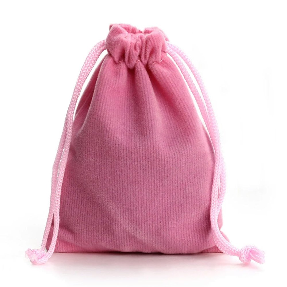 QQLADY Colorful Velvet Drawstring Pouches for Jewelry, Candy, Storage, Display, and Festival Gifts