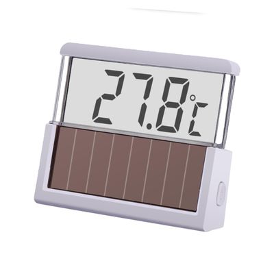Happyyami Transparent Solar LED Digital Aquarium Thermometer, Mini Water Temperature Meter for Aquariums and Fish Tanks