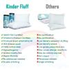 Kinder Fluff Children's Pillows, 2-Pack (No Pillowcase Needed), Ages 7+ view 2