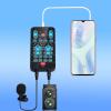 Portable Handheld Voice Changer with 8 Sound Effects, ABS, Black view 2