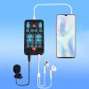 Portable Handheld Voice Changer with 8 Sound Effects, ABS, Black view 4