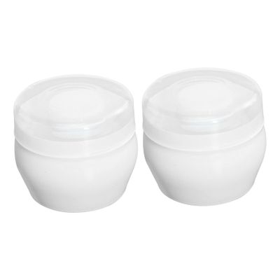 Baby Powder Puffs for Babies and Children, Set of 2, Portable, White