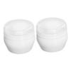 Baby Powder Puffs for Babies and Children, Set of 2, Portable, White view 1