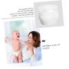 Baby Powder Puffs for Babies and Children, Set of 2, Portable, White view 3
