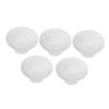 Disposable Plastic Urine Pot, 5-Pack, White, Round view 1