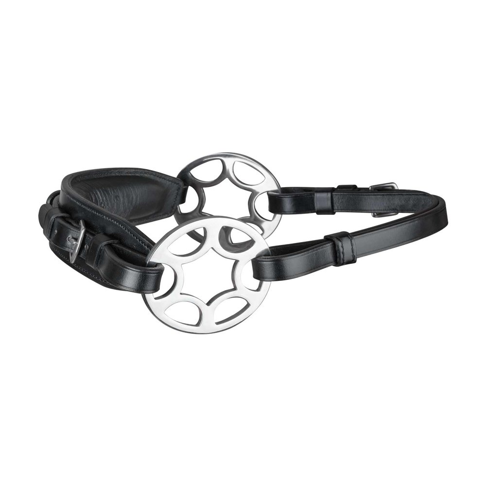 WALDHAUSEN Sensitive Bitless Bridle with Wheel, Black