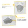 Yardwe 2-Pack Adjustable Fleece Dog Muzzles for French Bulldogs, Random Color view 3