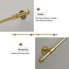 Modern Gold Stair Railing, Wall-Mounted, 240 cm view 3