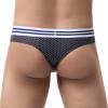 ZC8bdbd Gay T-Back Underwear for Men, Thong G-String Sissy Jockstrap, Breathable Pouch Bikini, White/Luxurious Garden, Large view 4