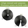 drburpily Wrap-Around Pet Baffle Replacement, 14-Inch Hanging Outdoor Bird Cage Protector view 2