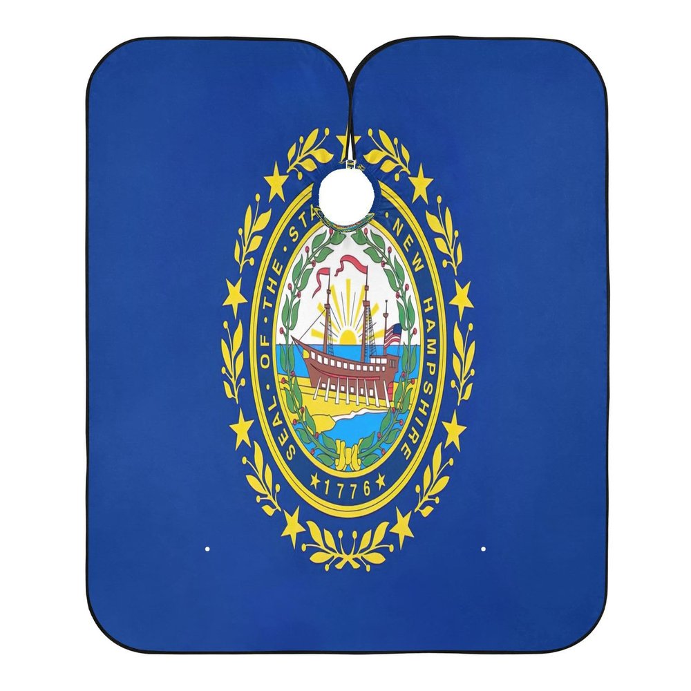 RPLIFE Sudan Flag Barber Bib, Professional Cape, 64.9 x 55.1 in, Home Haircut Cape, New Hampshire State Flag, One Size